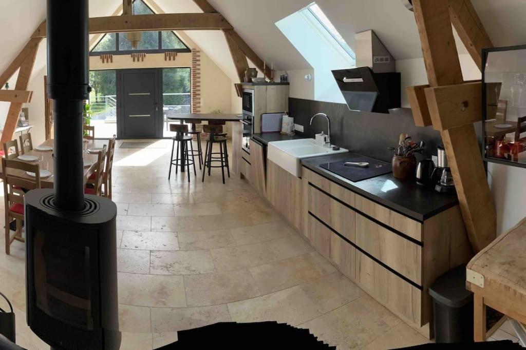 Gite Le Long Bois Campagne Charme 6 Pers Necy Bagian luar foto