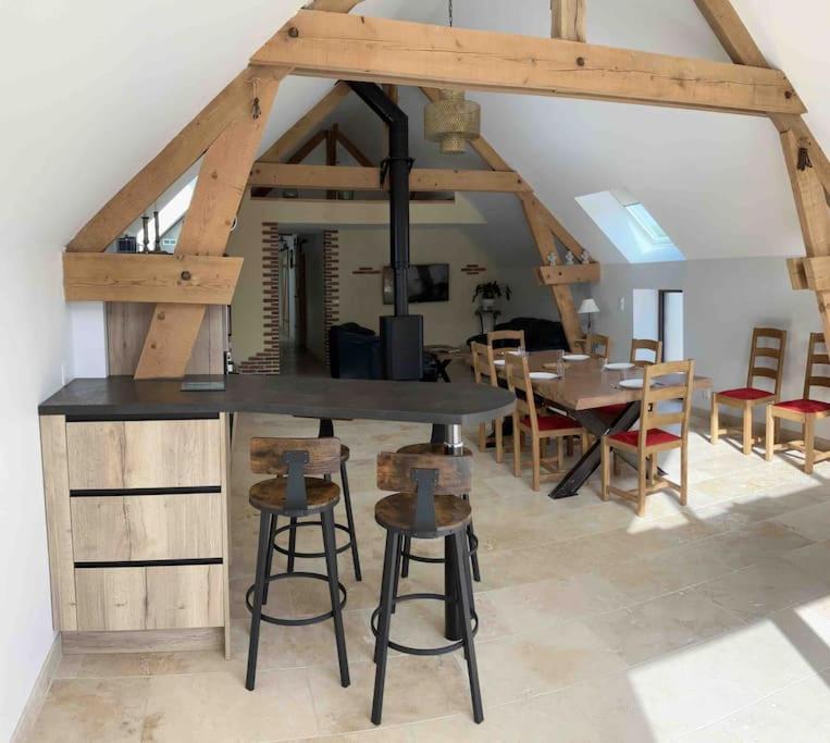 Gite Le Long Bois Campagne Charme 6 Pers Necy Bagian luar foto